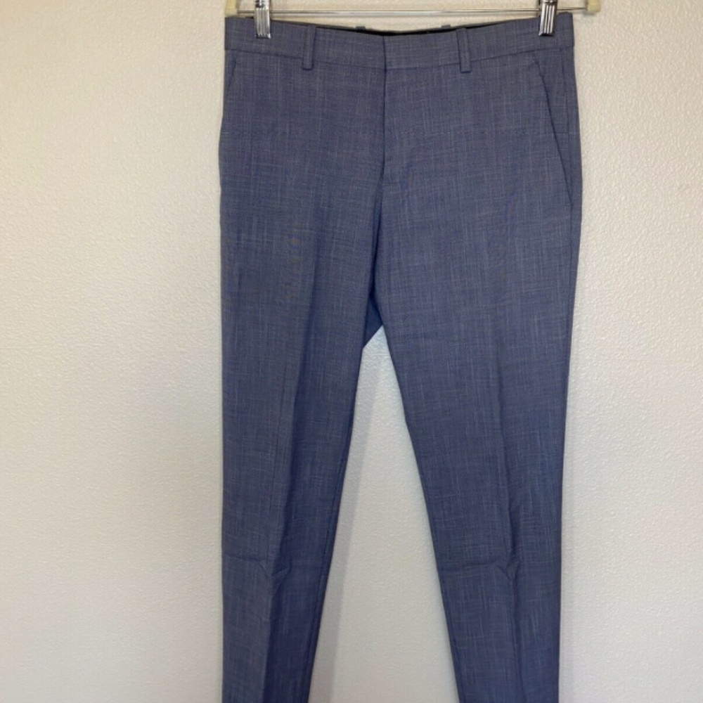 Perry Ellis Portfolio Light Blue Very Slim Pants